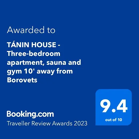 Tanin House - Three-bedroom Apartment, Sauna And Gym 10' Away From Borovets *