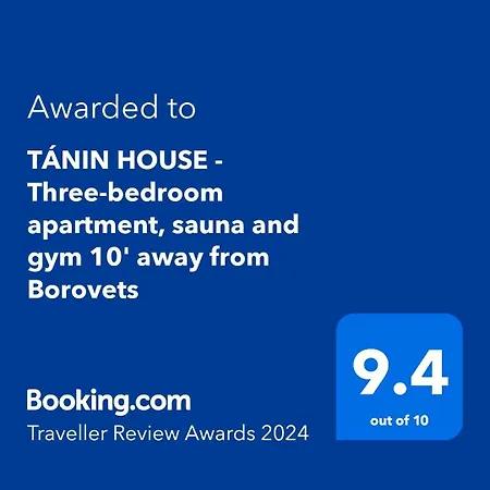 شقة Tanin House - Three-bedroom Apartment, Sauna And Gym 10' Away From Borovets *